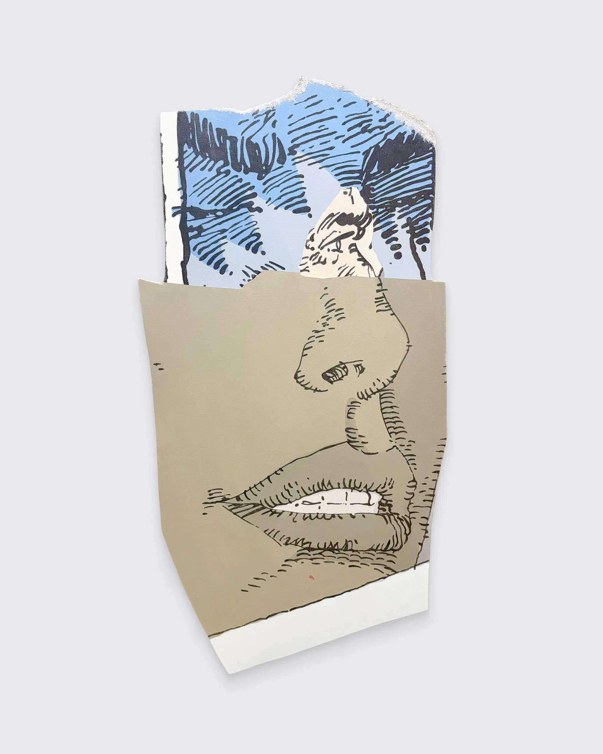 Jeremy DePrez, “Narcissist (like a friend),” 2025. (Courtesy of Post Times)