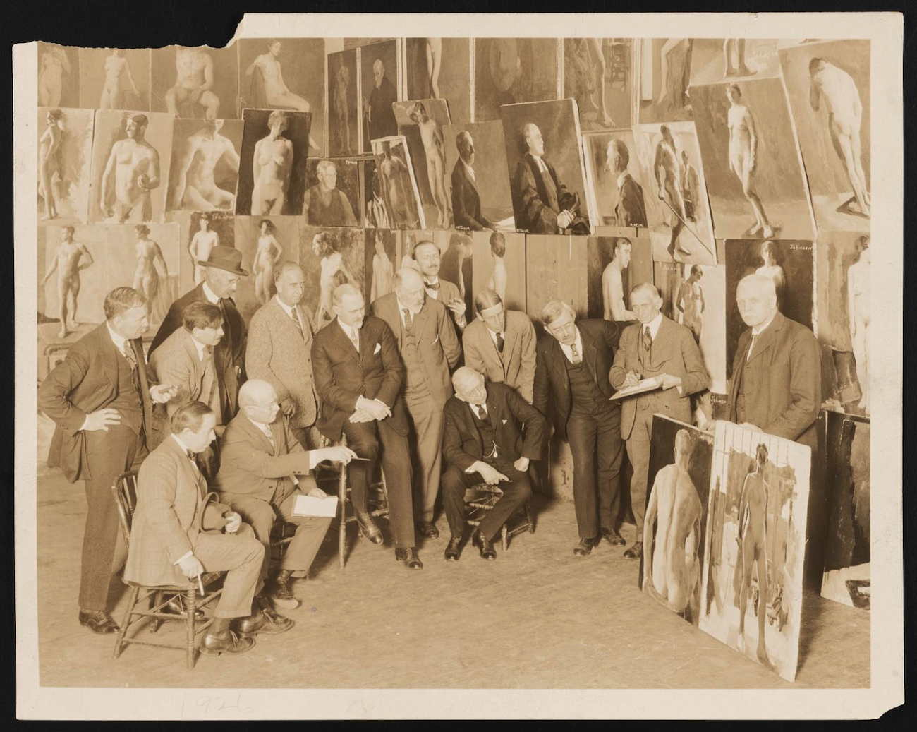 Archival imagery of the National Academy of Design.