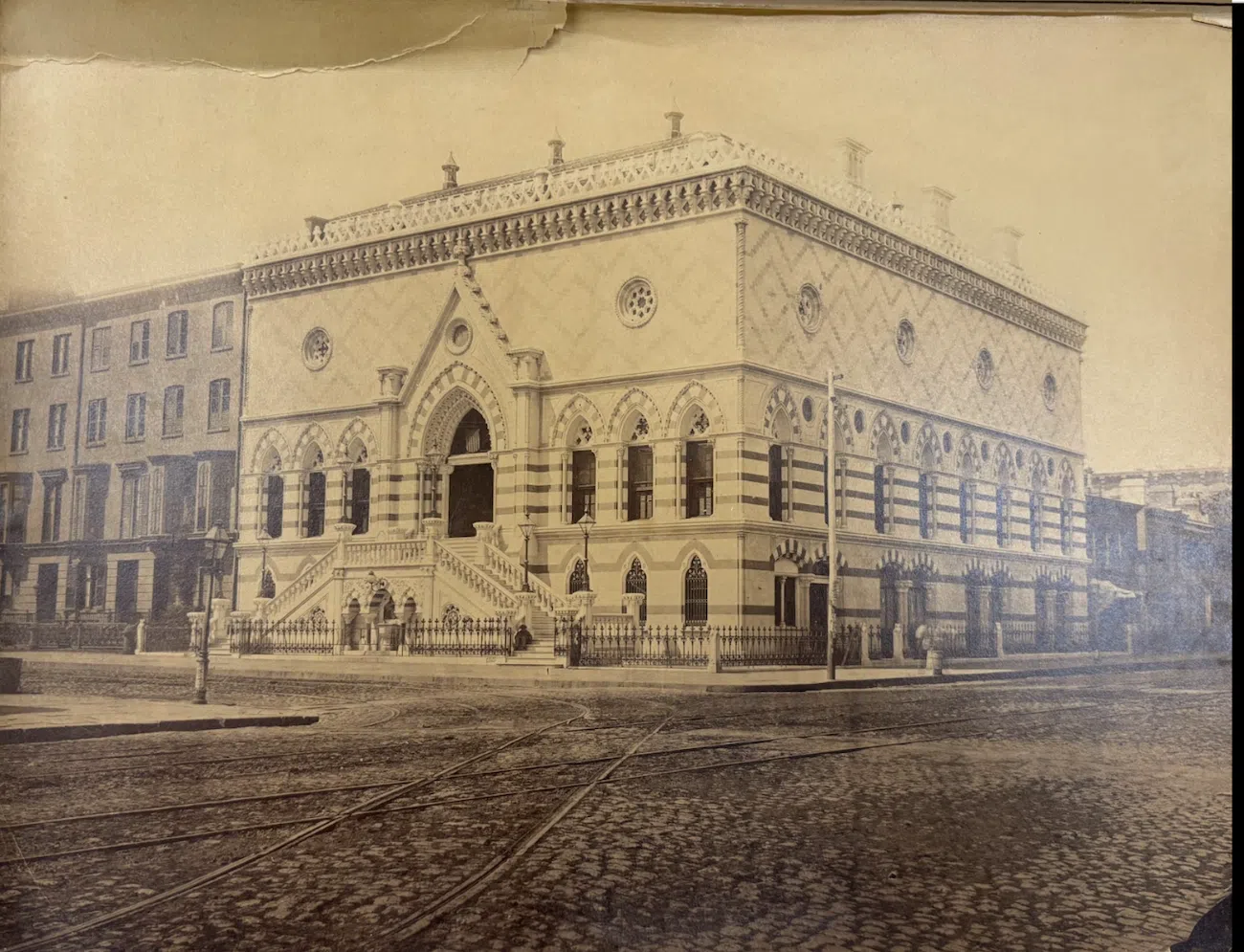 Archival imagery of the National Academy of Design.