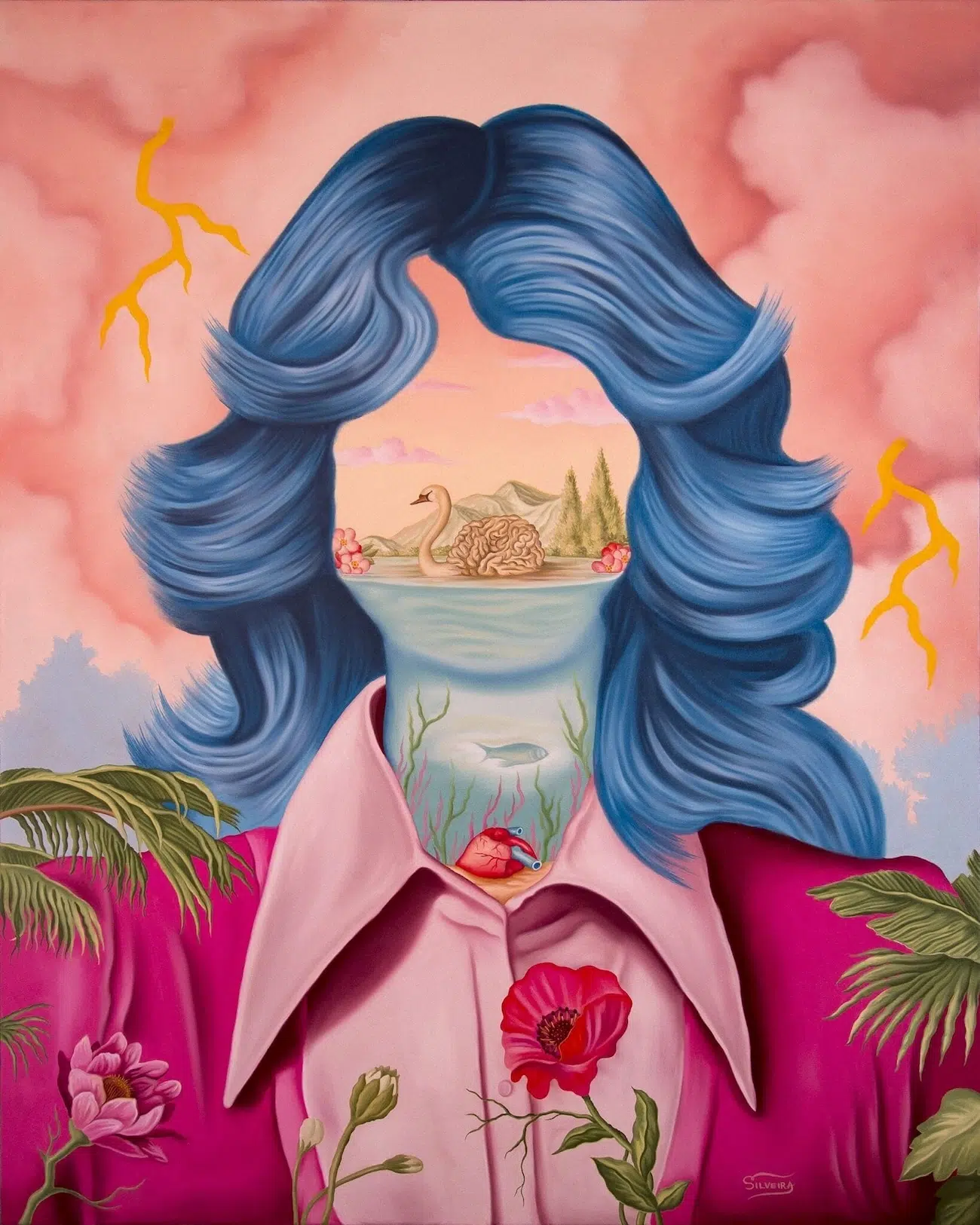 Surreal Painting by Rafael Silveira