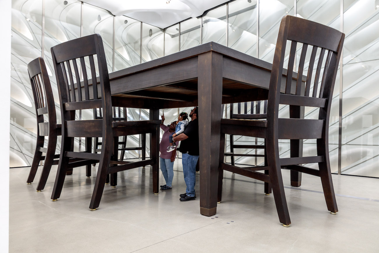 “Under the Table,” 1994. (Photo: Joshua White)