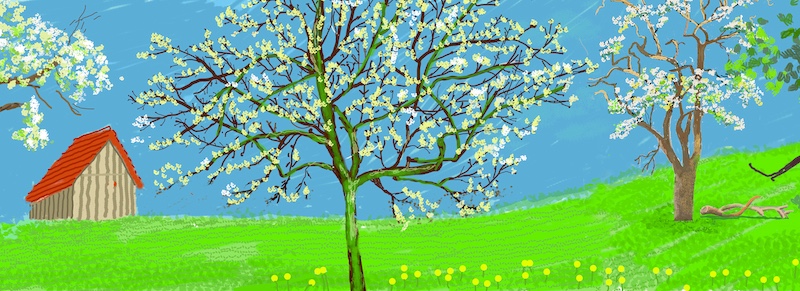 David Hockey Exhibition at Serpentine