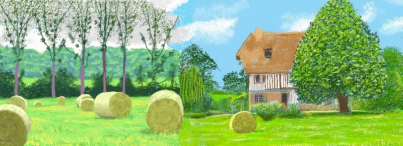 David Hockey Exhibition at Serpentine