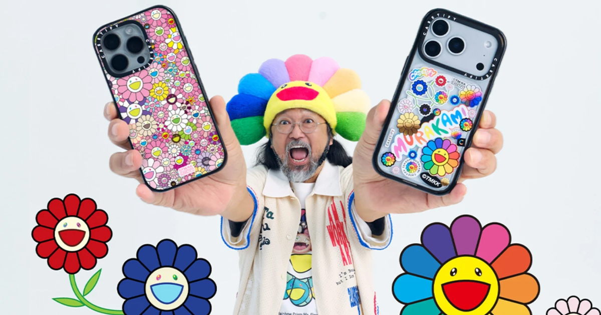 Takashi Murakami’s Vibrant Art Adds Visual Joy to Phone Cases in New CASETiFY Collab