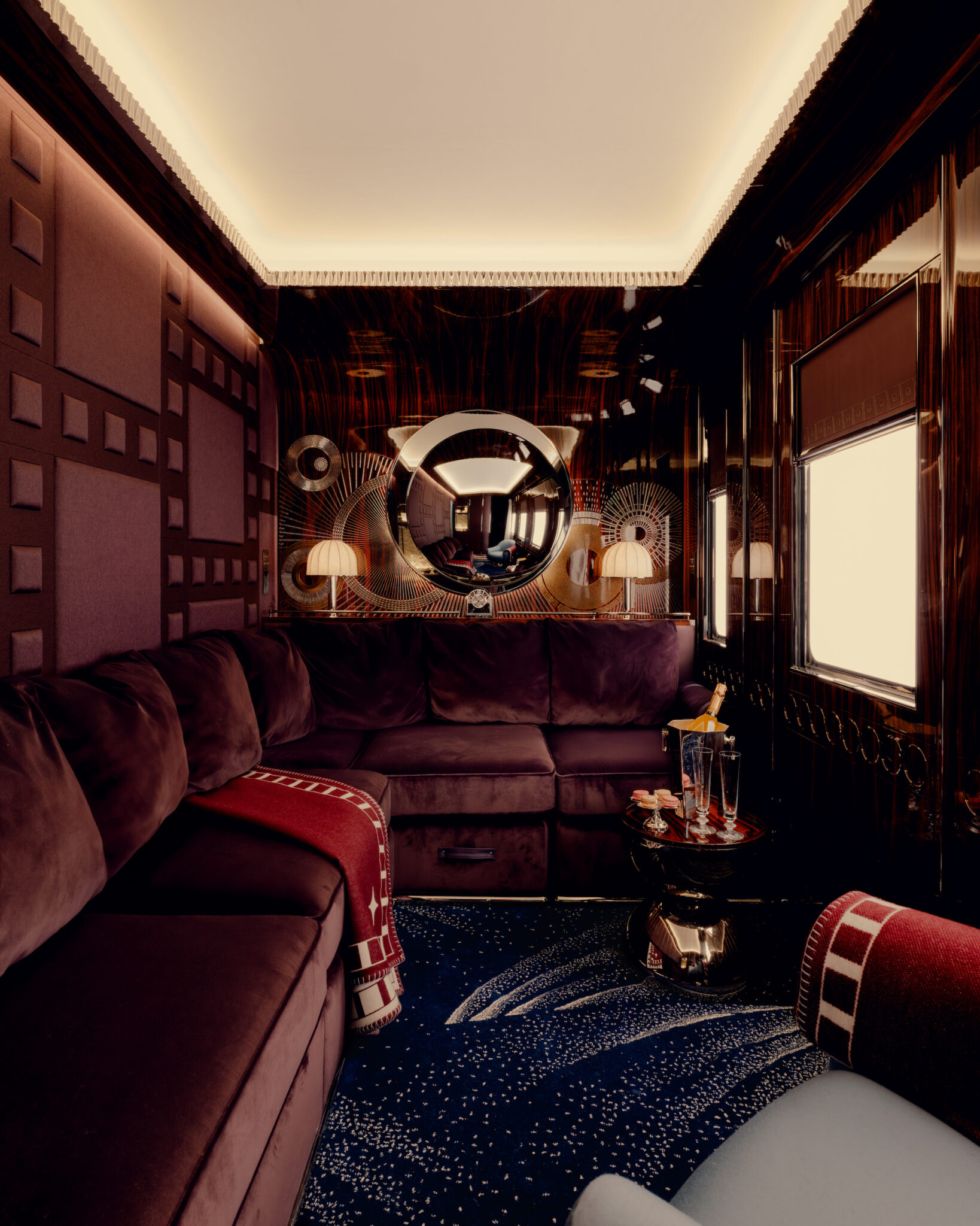 Interior shot of the revived Orient Express, led by Accor