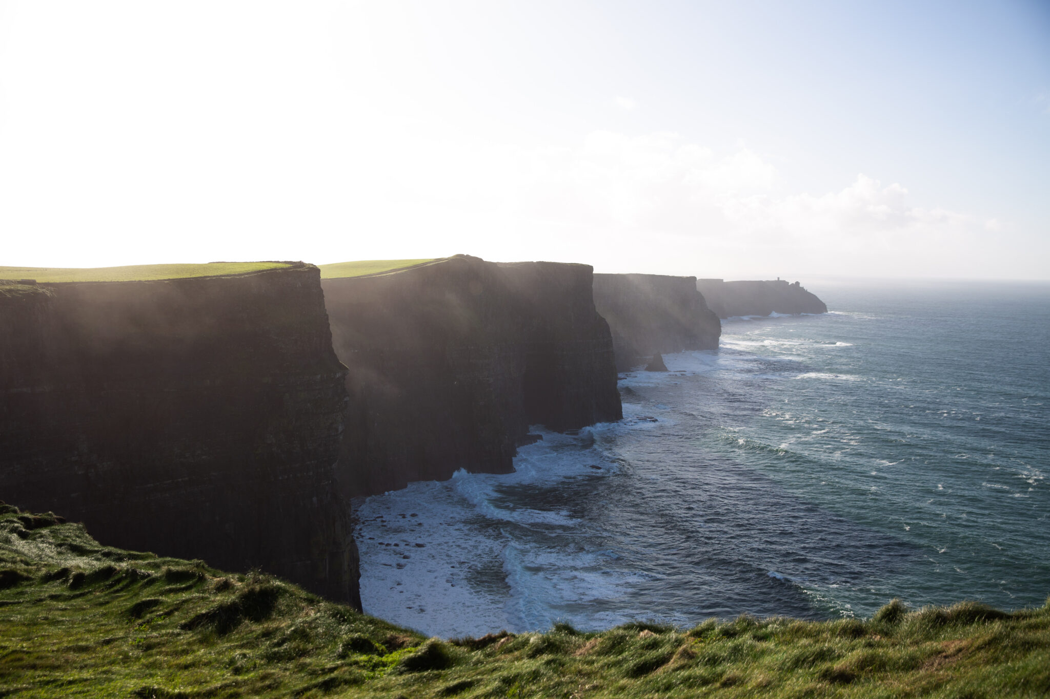 Vista irlandesa con vistas al mar.