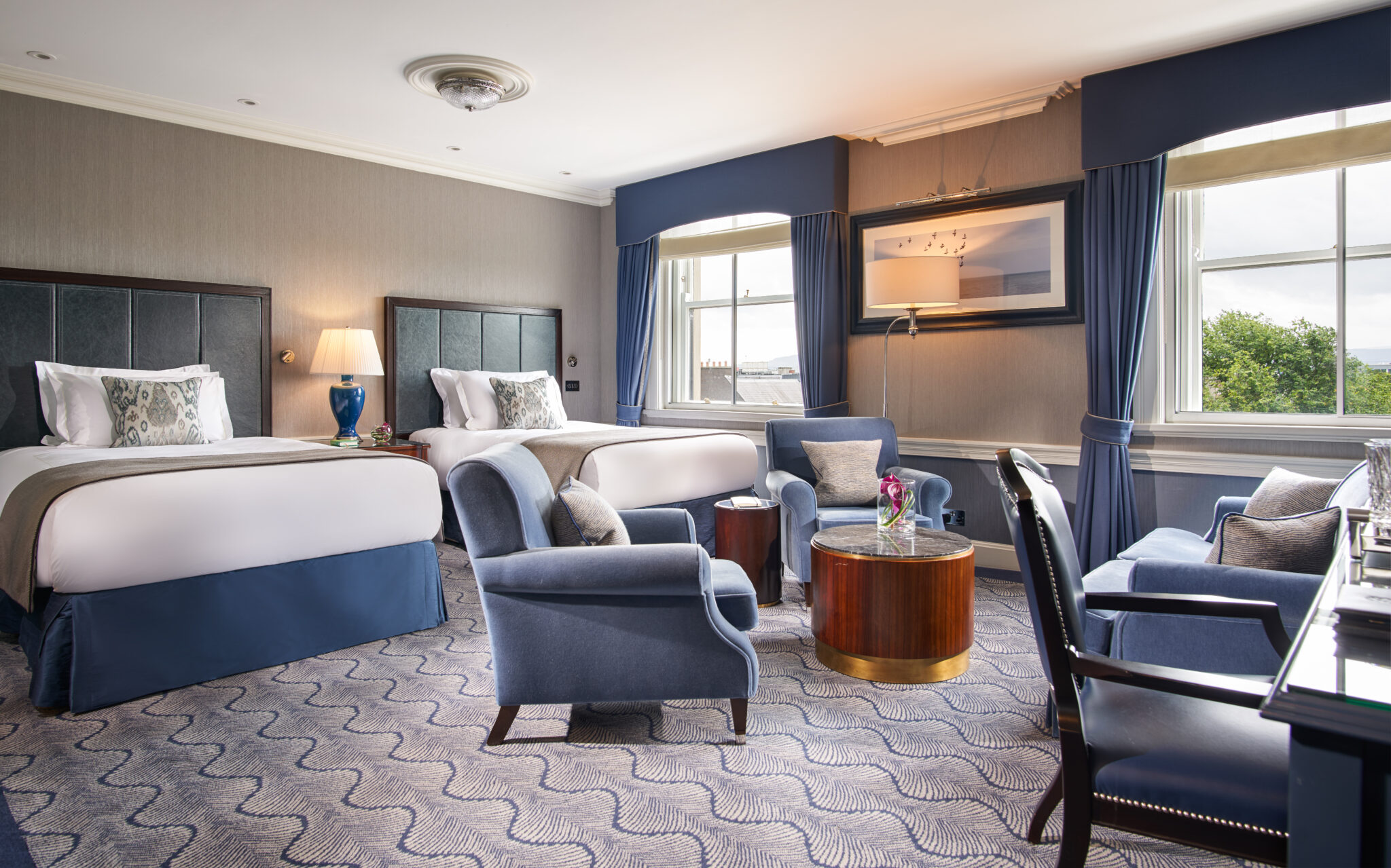 Una habitación en el Hotel Shelbourne