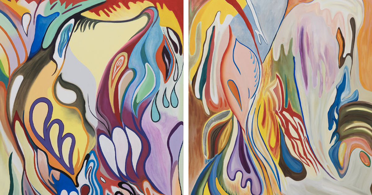 Artist Views Her Abstract Paintings as “Living Organisms” Where Aesthetics and Impulse Collide