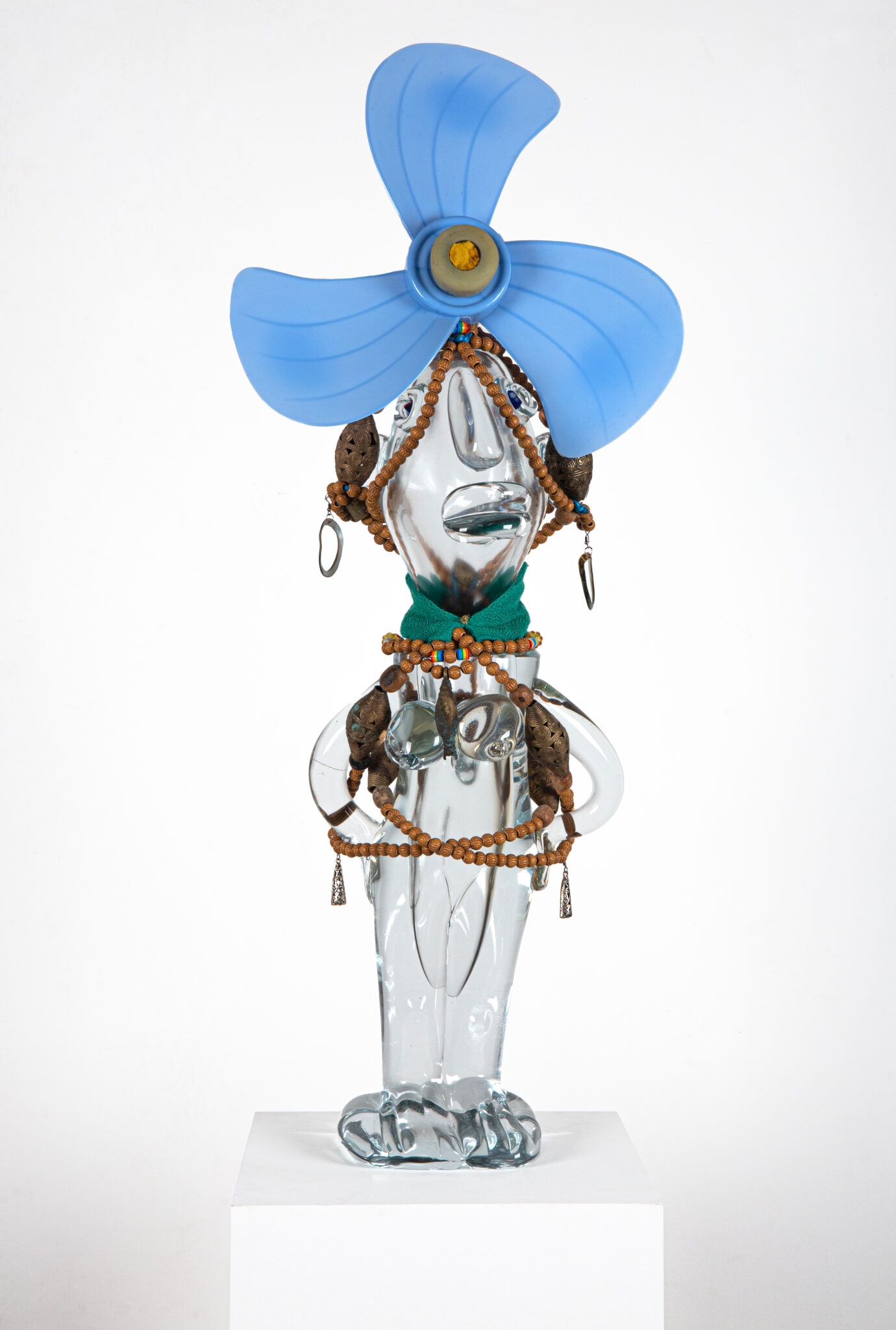 Pascale Marthine Tayou, &lsquo;Poup&eacute;e Pascale (Hybridation),&rsquo; 2023. (Photo: Duccio Benvenuti, courtesy of GALLERIA CONTINUA)