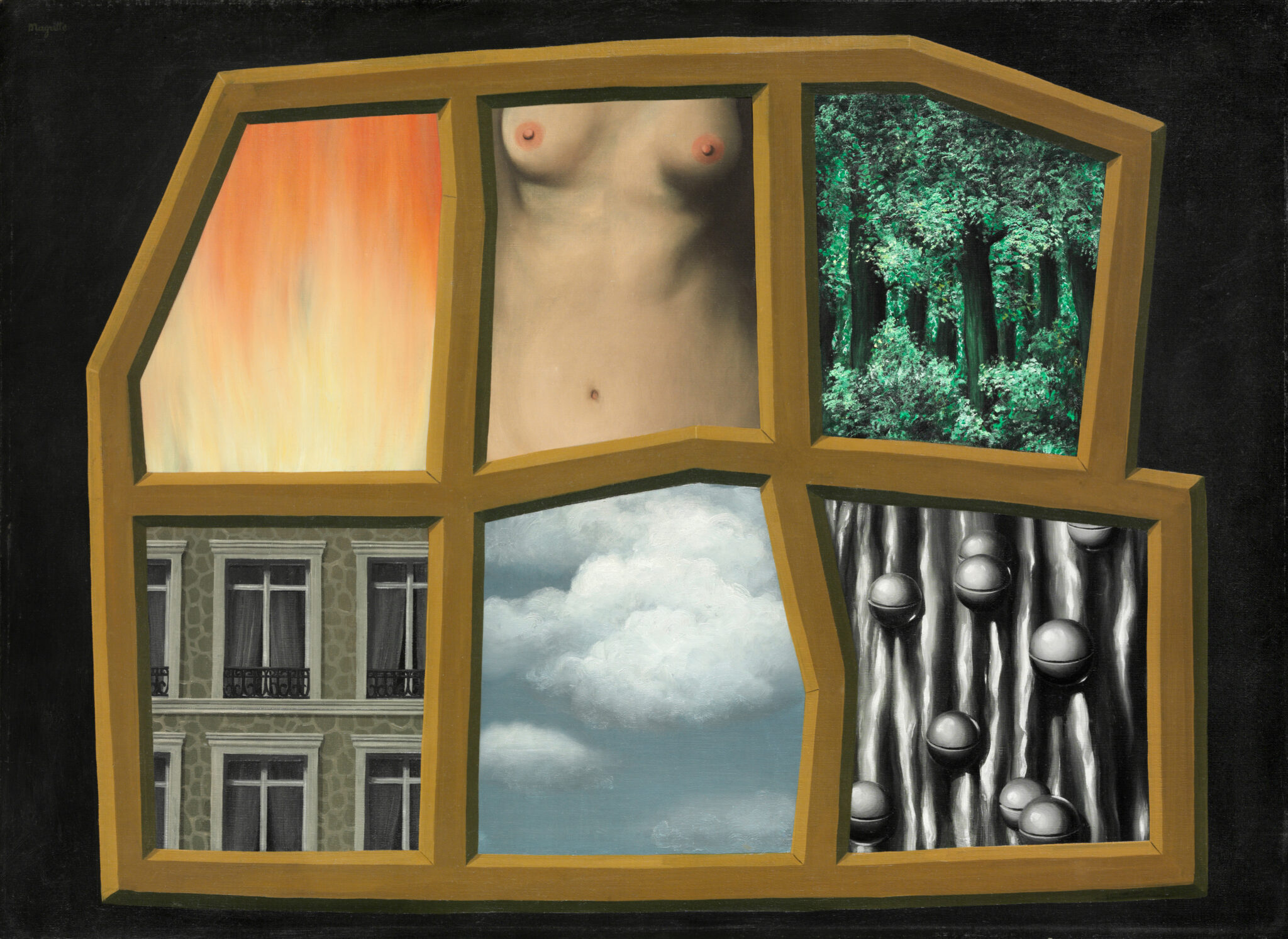 Ren&eacute; Magritte, &ldquo;The Six Elements,&rdquo; 1929. (Courtesy of the Philadelphia Museum of Art)