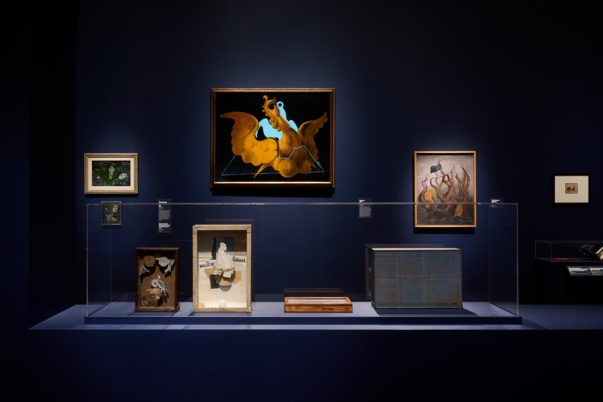 Installation view of &ldquo;Dreamworld: Surrealism at 100,&rdquo; now open at the Philadelphia Museum of Art. (Photo: Aimee Almstead)