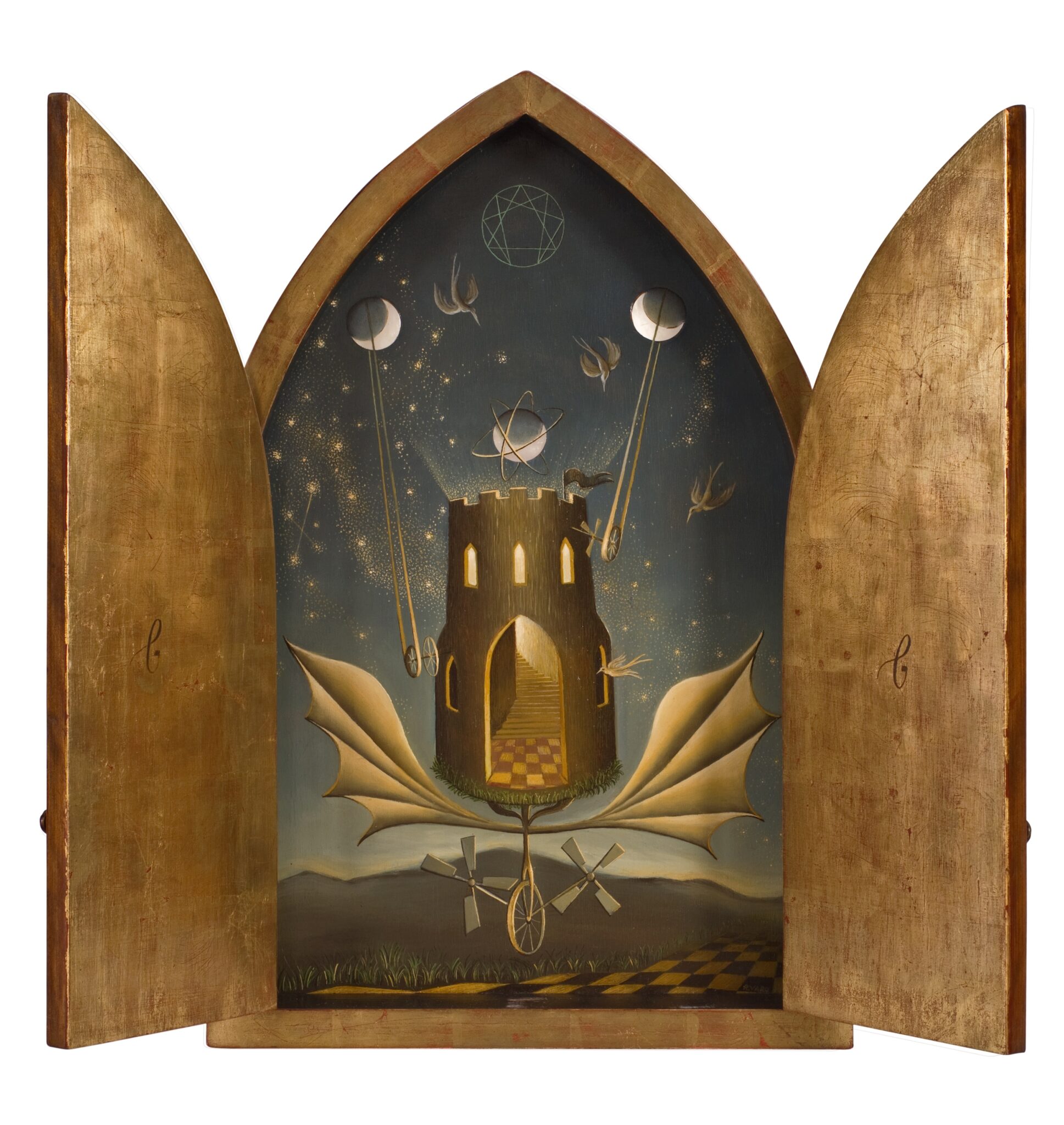 Remedios Varo, &ldquo;Icon,&rdquo; 1945. (Courtesy of the Museo de Arte Latinoamericano de Buenos Aires)