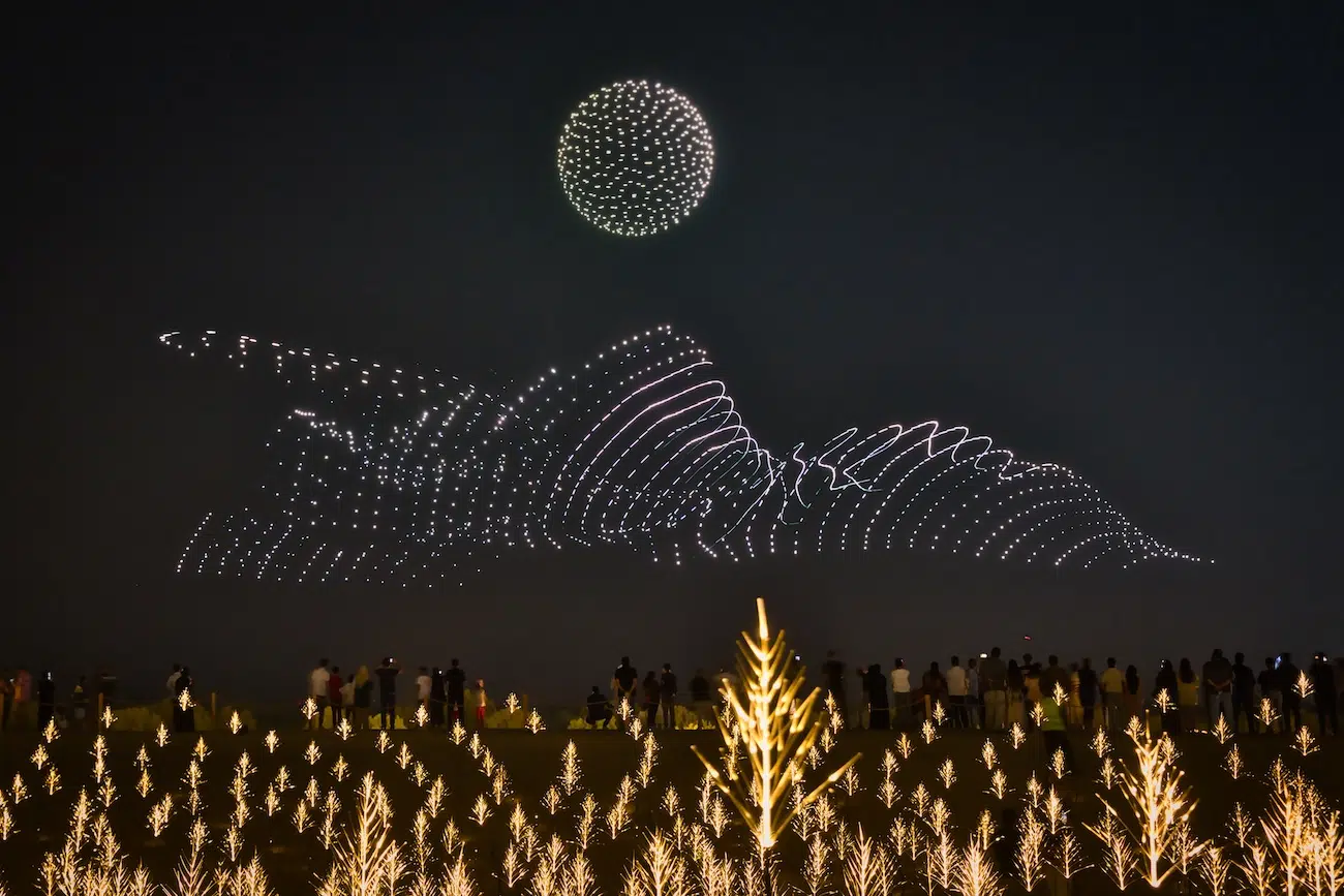 Drone Light Show by DRIFT in Abu Dhabi
