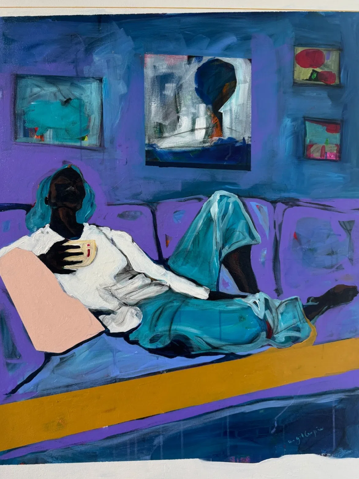 &ldquo;Love #18,&rdquo; 2025, part of the &ldquo;Love&rdquo; series. Presented by Pencil on Paper Gallery at SCOPE Art during Miami Art Week, December 2025.