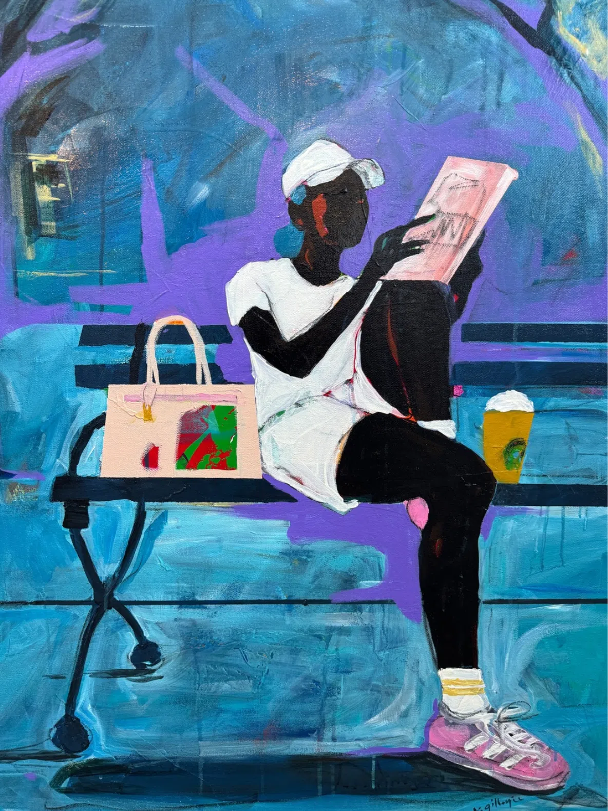 &ldquo;Love #33,&rdquo; 2025, part of the &ldquo;Love&rdquo; series. Presented by Pencil on Paper Gallery at SCOPE Art during Miami Art Week, December 2025.