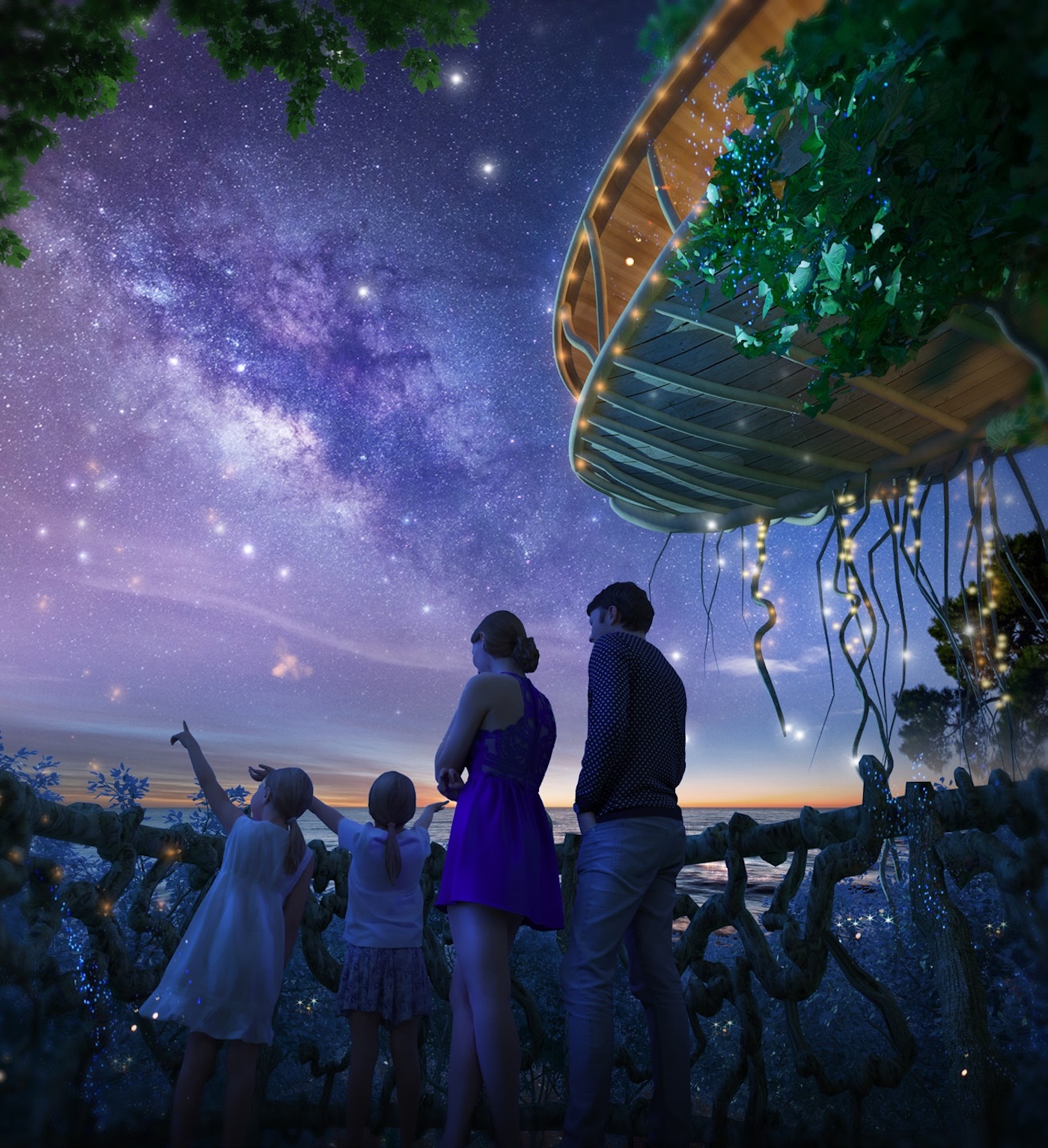 Proyecto Forest Nest Tree Pod de Doarchiwow