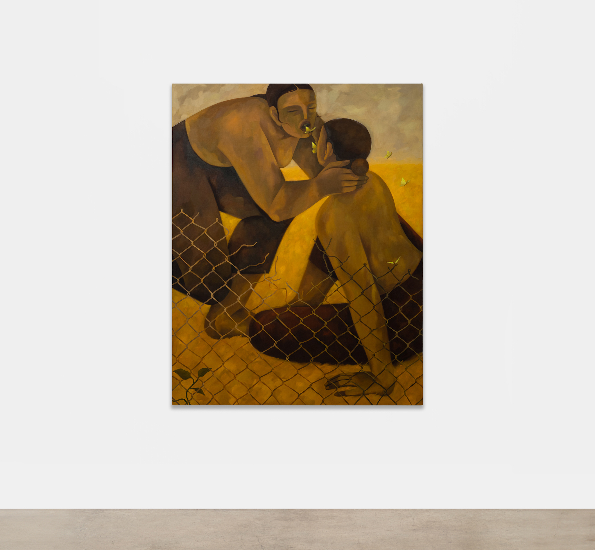 Painting included in &lsquo;Hilda Palafox: De Tierra y Susurros,&rsquo; on view at Sean Kelly Gallery in New York, NY