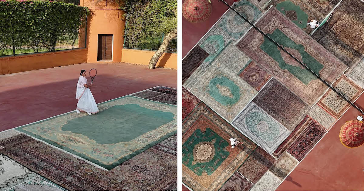 Artisan Rug Company Reimagines Wimbledon Tennis Courts With 93 Hand-Knotted Rugs