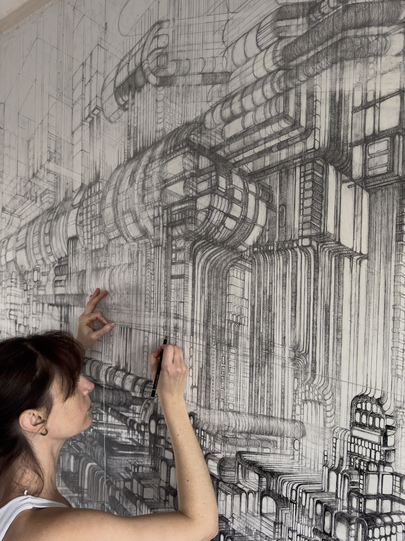 Architectural Drawing by Margritt