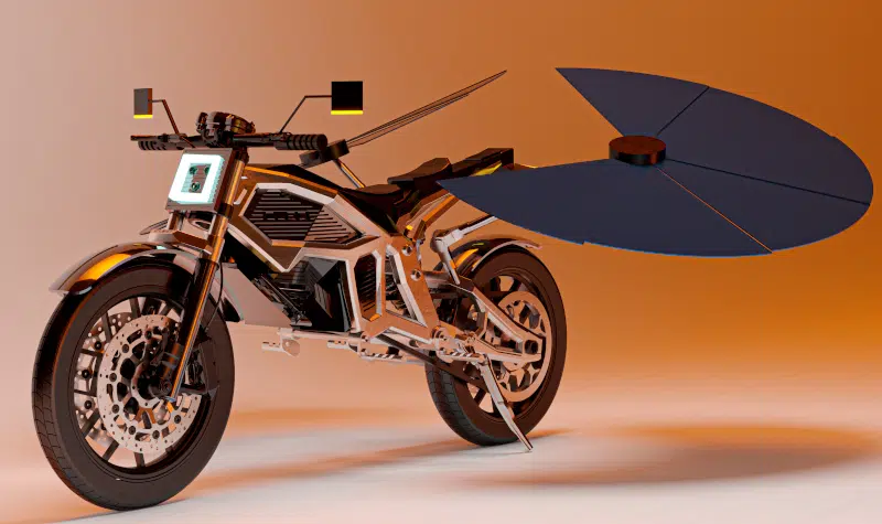 Solaris self-charging solar motorcycle