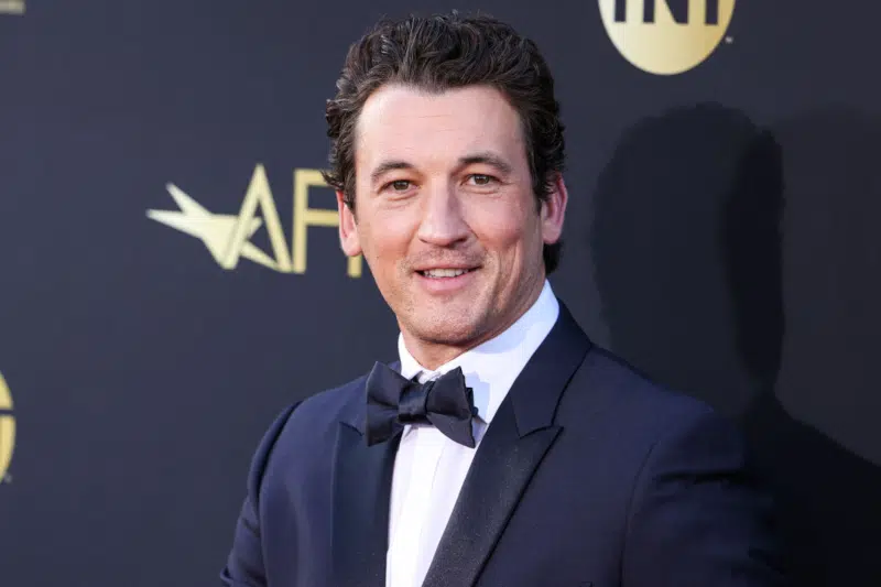 Miles Teller arrives at the 49th Annual AFI (American Film Institute) Lifetime Achievement Award Gala Tribute Celebrating Nicole Kidman held at the Dolby Theatre on April 27, 2024 in Hollywood, Los Angeles, California, United States.