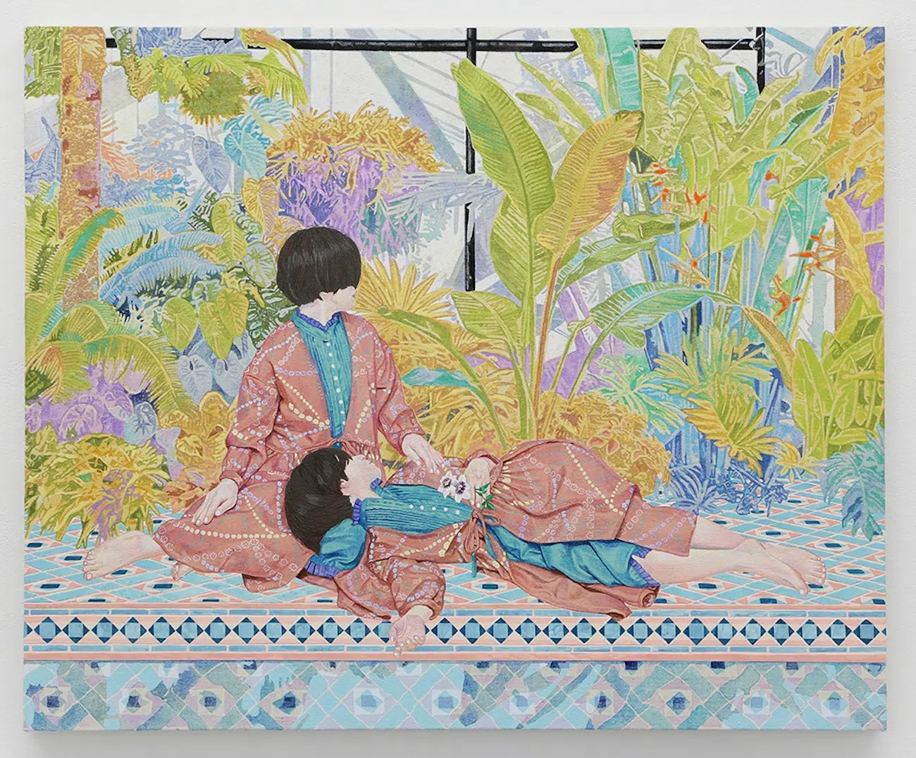 Intricate Acrylic Painting by Naomi Okobu