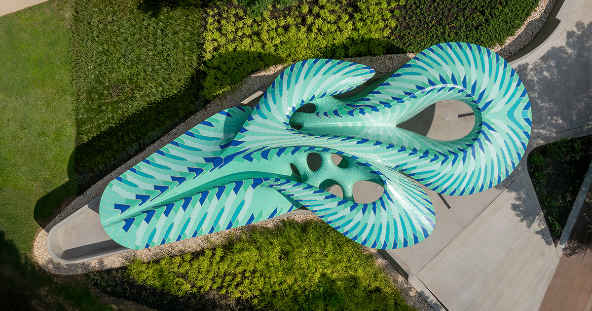 Knoxville's New Snake-Like Sculpture Invites Visitors to Explore