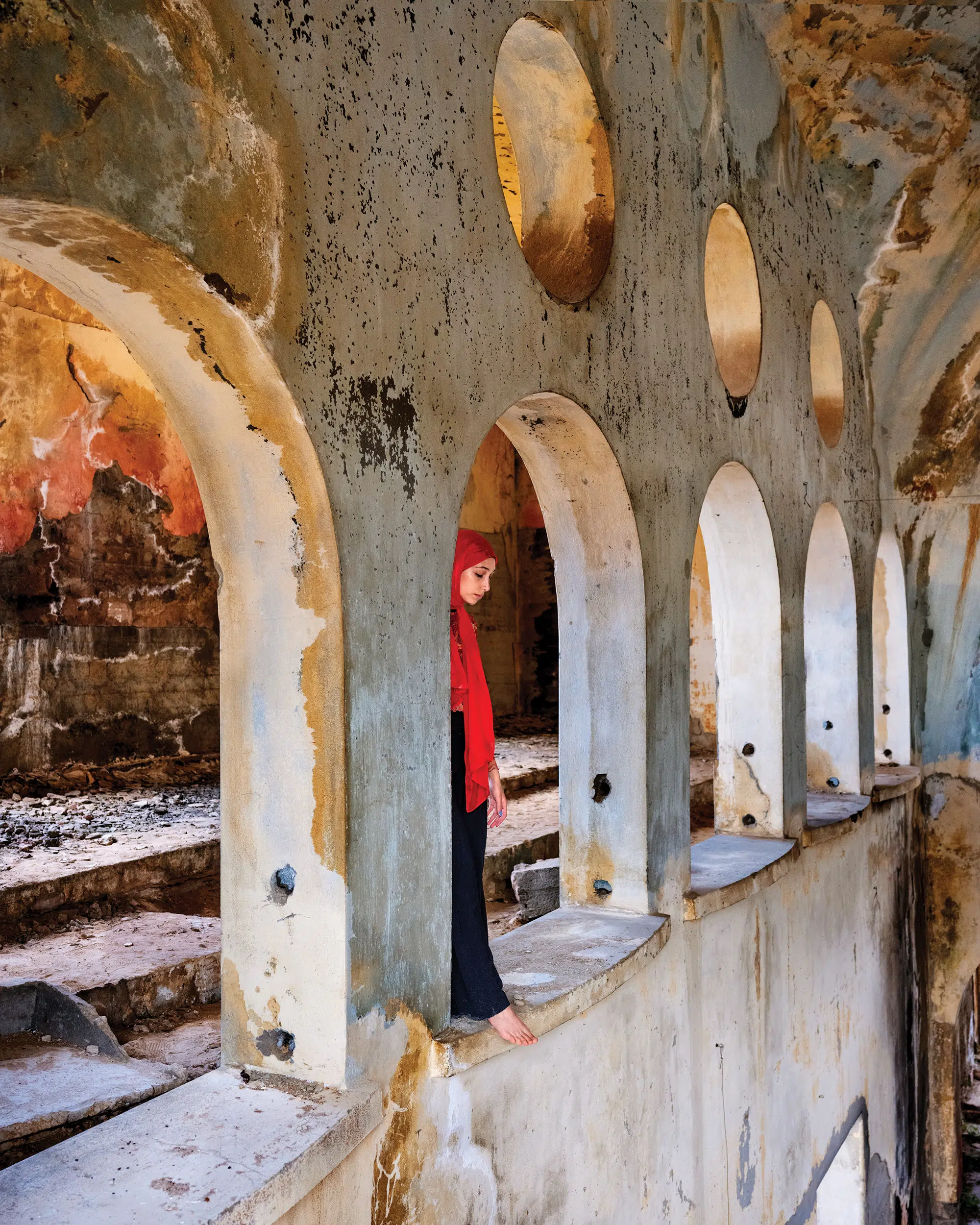 Fawzia, Bhamdoun Synagogue (We Are All One), Bhamdoun, Lebanon, 2023.