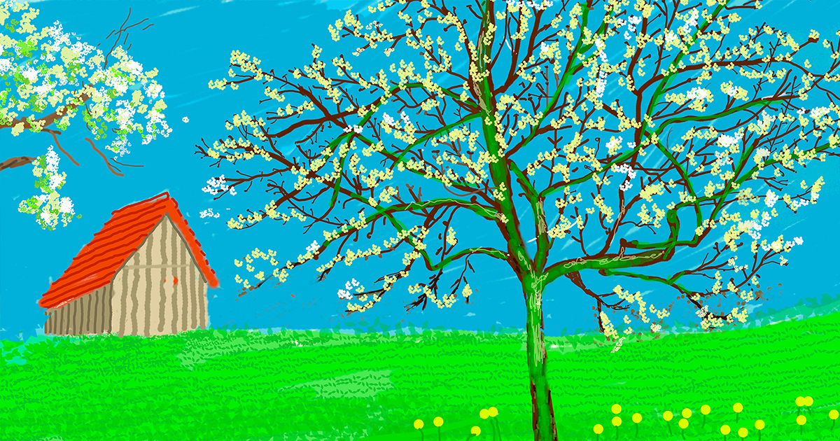 London Gallery Showcases David Hockney’s Latest Work for the First Time