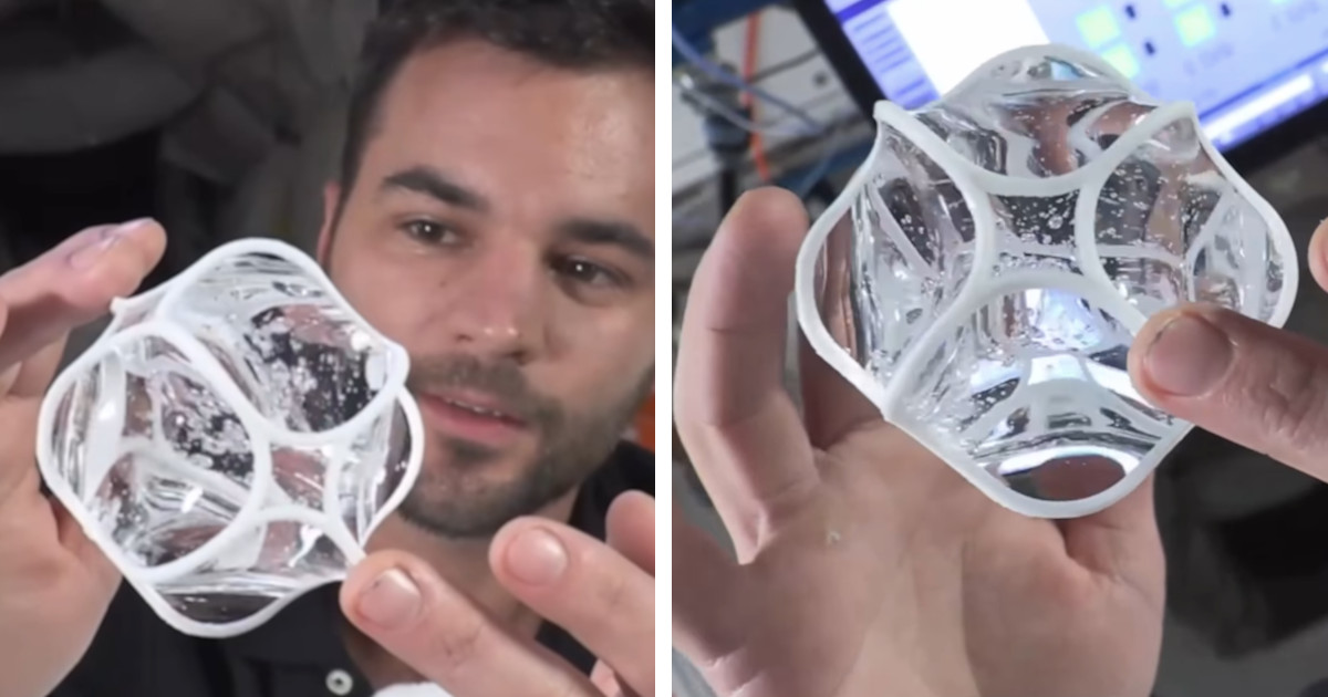 Astronaut Debuts a New Geometrical Shape That Can Only Be Achieved in Space