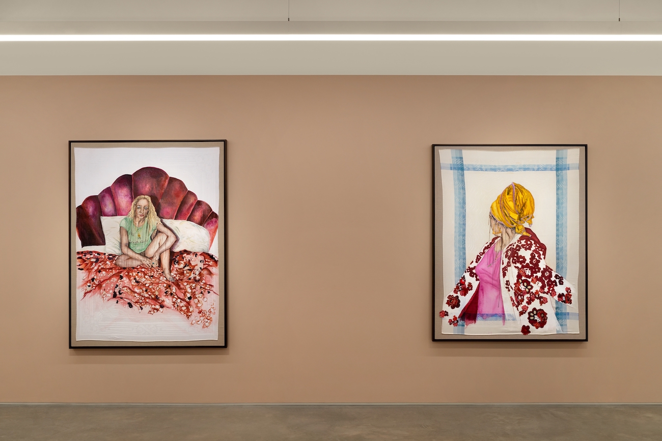 Installation view of “Zoë Buckman: Who By Fire” at Mindy Solomon Gallery in Miami, FL.