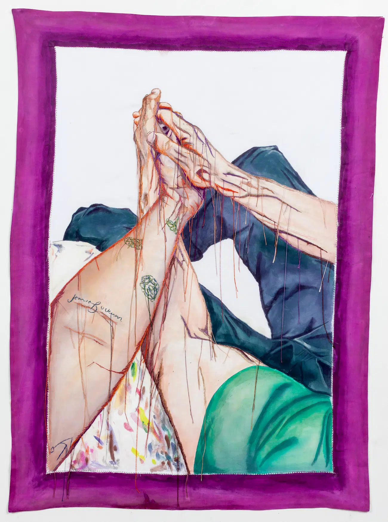 Painting by Zoe Buckman