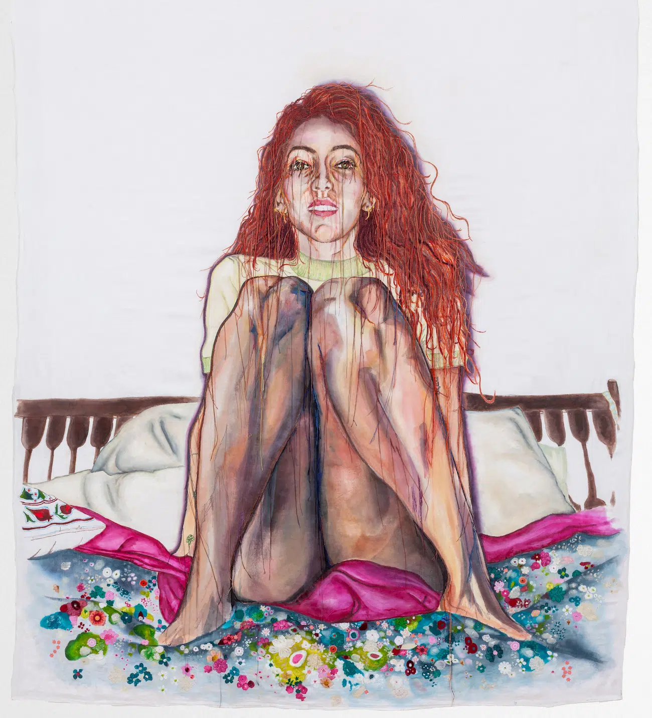 Painting by Zoe Buckman