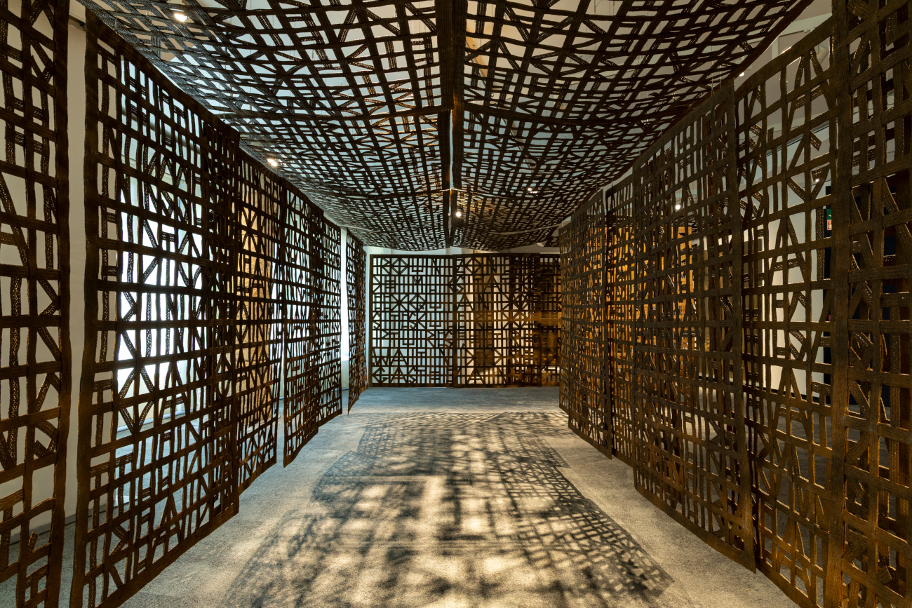 Paisajes installation by Cristina Iglesias at La Pedrera