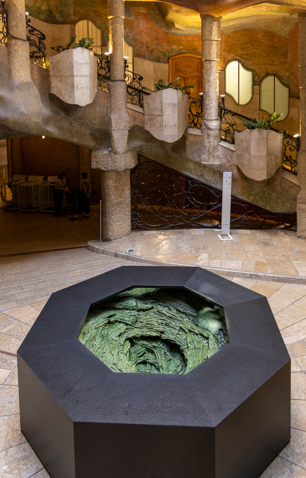 Paisajes installation by Cristina Iglesias at La Pedrera