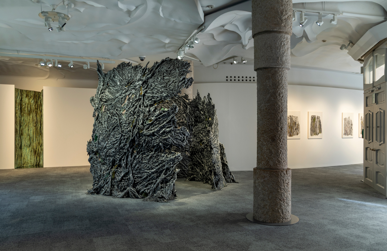 Paisajes installation by Cristina Iglesias at La Pedrera