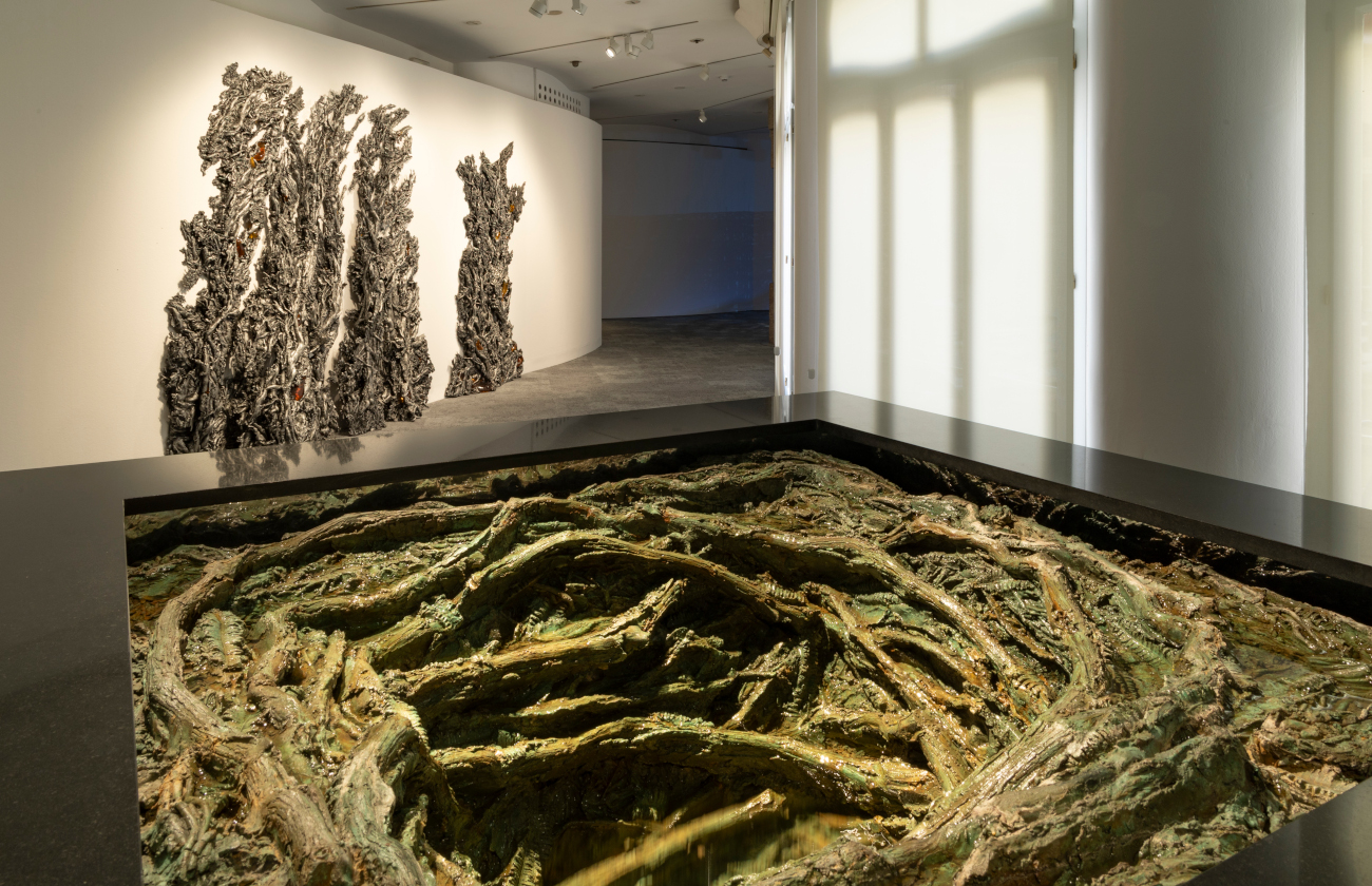 Paisajes installation by Cristina Iglesias at La Pedrera