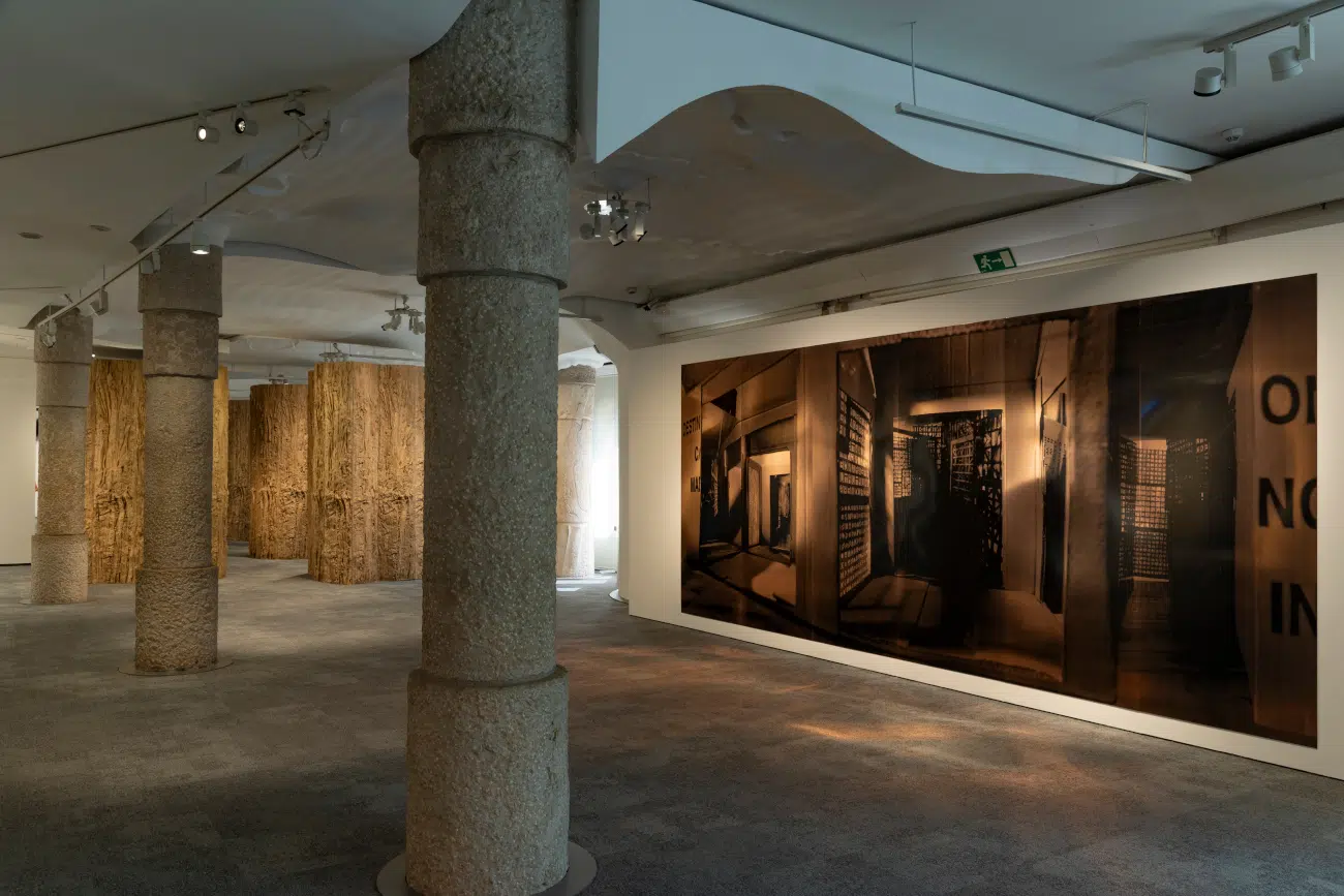 Paisajes installation by Cristina Iglesias at La Pedrera