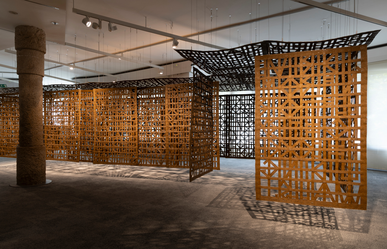 Paisajes installation by Cristina Iglesias at La Pedrera