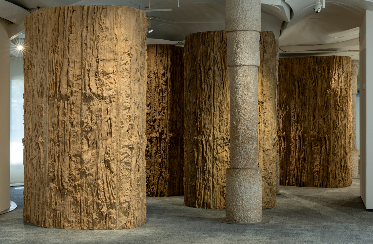 Paisajes installation by Cristina Iglesias at La Pedrera