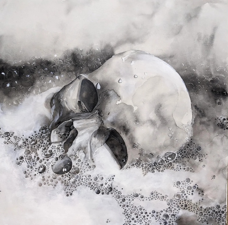 Watercolor Art by by Crystal James