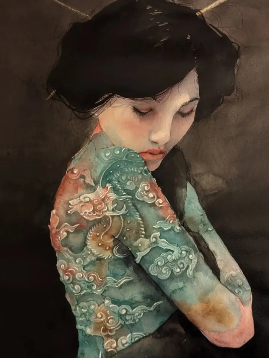 Portrait Art by Crystal James