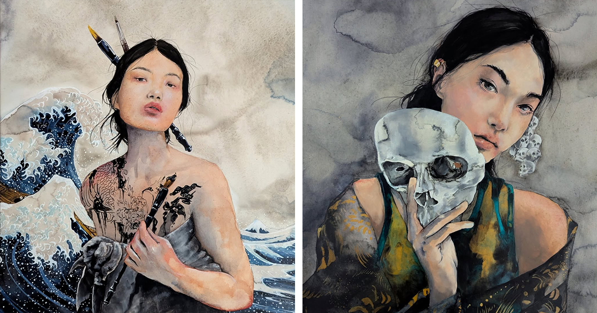 Ethereal Watercolor Paintings Reflect on Life’s Fleeting Beauty [Interview]