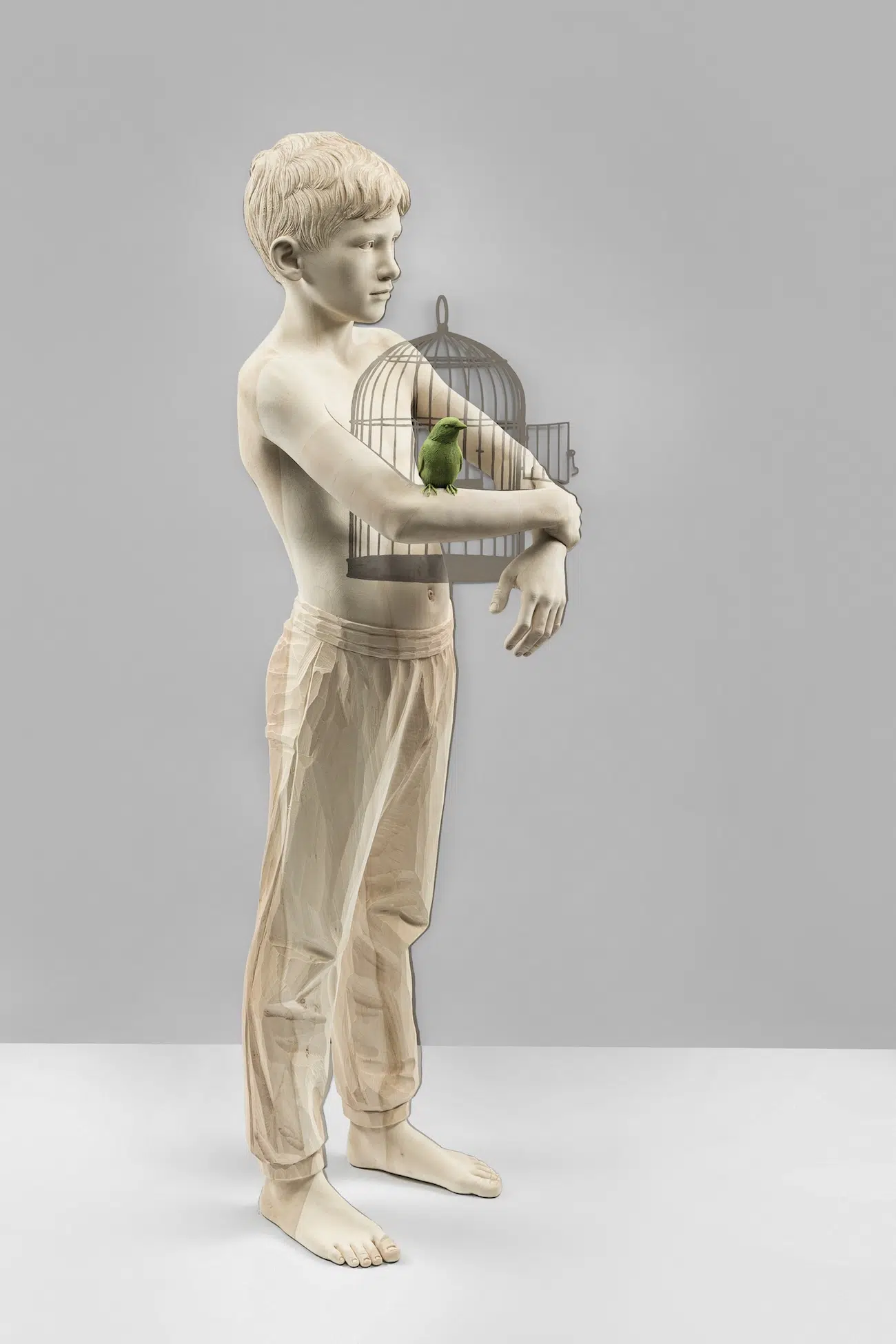 Wooden Sculpture by Christian Verginer