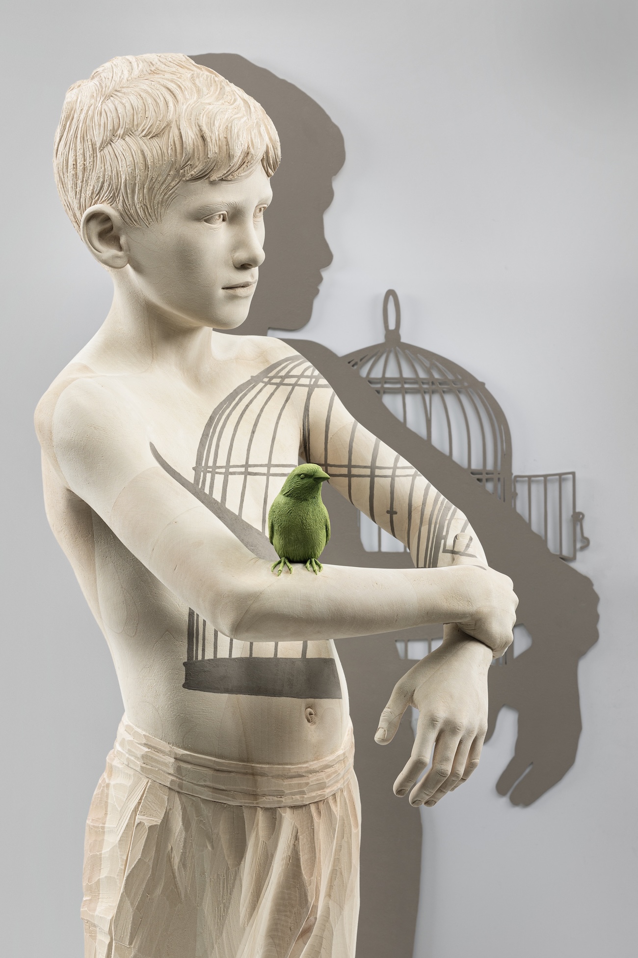 Wooden Sculpture by Christian Verginer