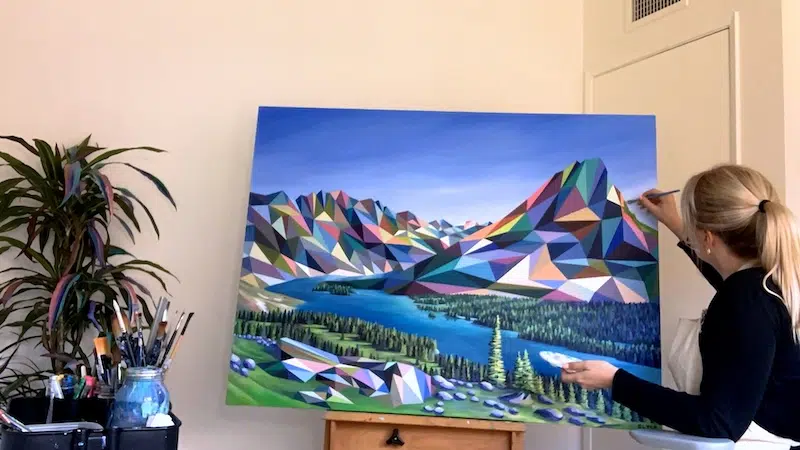 Polygon Landscapes by Elyse Dodge