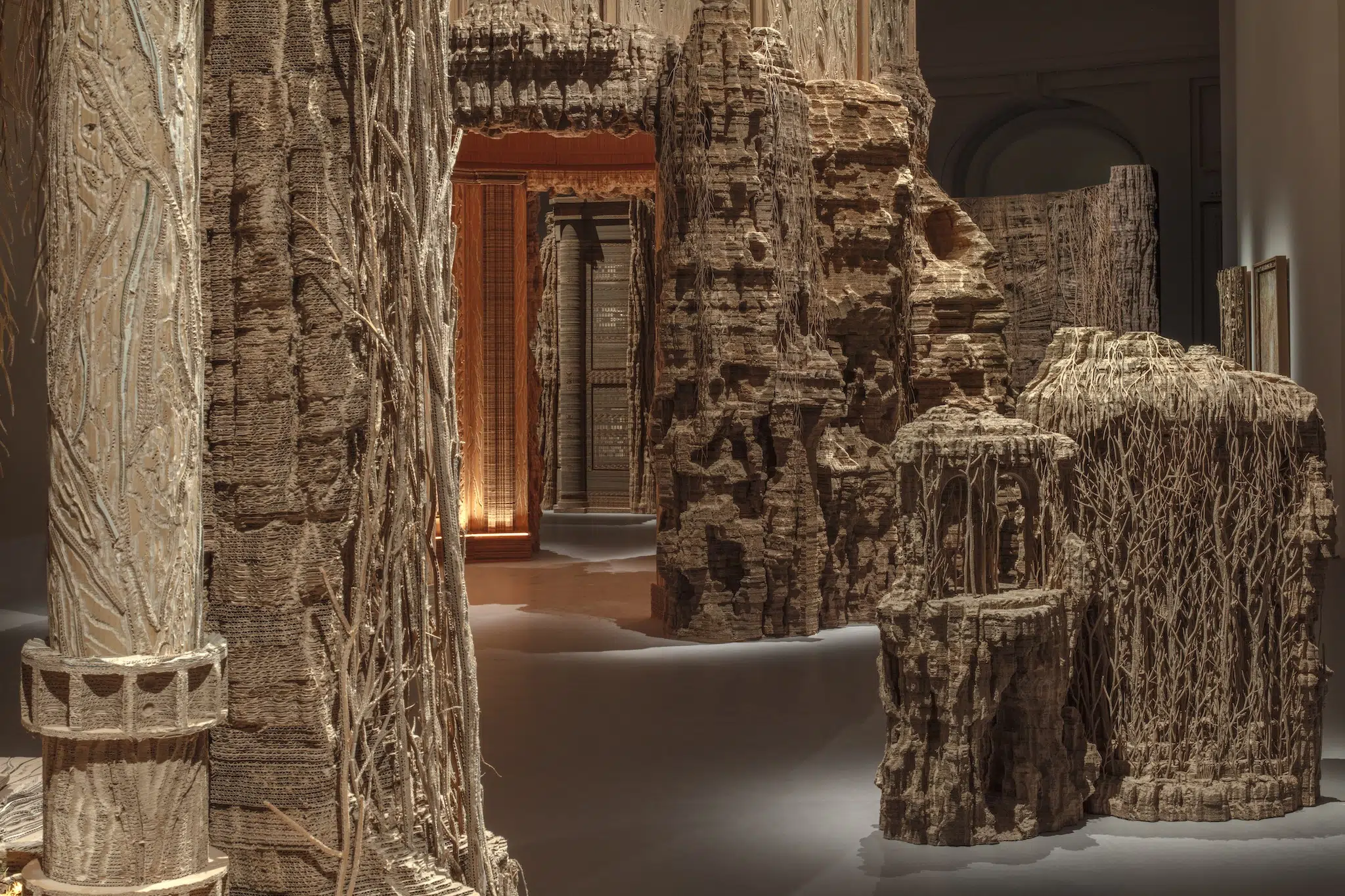 Installation view of &lsquo;Grottesco,&rsquo; currently open at le Grand Palais in Paris, France. (Courtesy le Grand Palais)