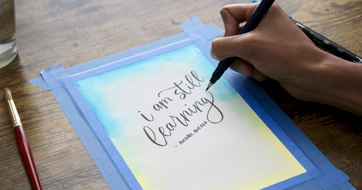 Hand Letter Your New Year's Resolution in This Online Class