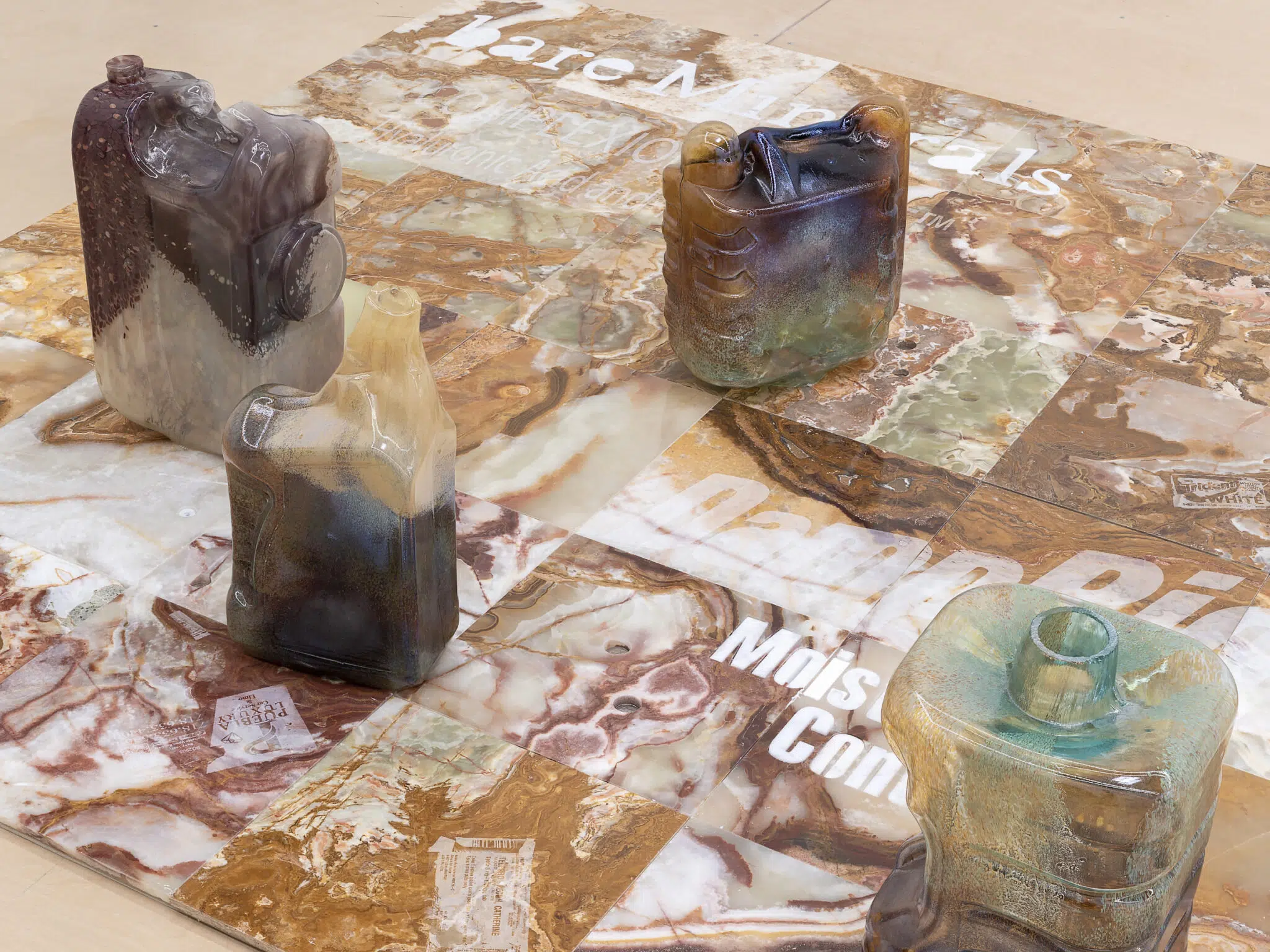 Detail of &lsquo;Compost Index 3 with Volume 2.1, 2.2, 3.1, 4.1, 4.2, 5.1,&rsquo; 2023. (Photo: Sebastian Bach)