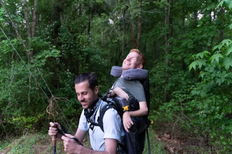 Kevan Chandler in Backpack